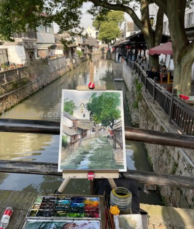 国内水彩大师笔下四季光影，极致浪漫绝美，张张触动人心！附教程 - 图画吧TUHUABA