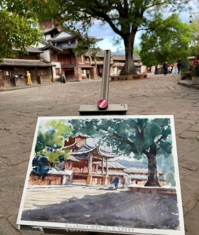 国内水彩大师笔下四季光影，极致浪漫绝美，张张触动人心！附教程 - 图画吧TUHUABA