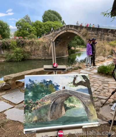 国内水彩大师笔下四季光影，极致浪漫绝美，张张触动人心！附教程 - 图画吧TUHUABA