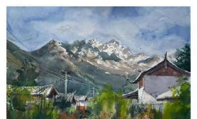 国内水彩大师笔下四季光影，极致浪漫绝美，张张触动人心！附教程 - 图画吧TUHUABA