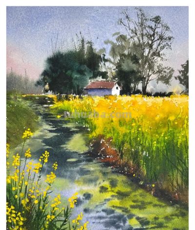 国内水彩大师笔下四季光影，极致浪漫绝美，张张触动人心！附教程 - 图画吧TUHUABA