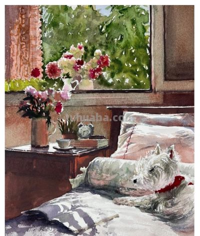 国内水彩大师笔下四季光影，极致浪漫绝美，张张触动人心！附教程 - 图画吧TUHUABA