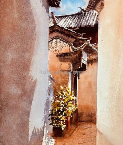 国内水彩大师笔下四季光影，极致浪漫绝美，张张触动人心！附教程 - 图画吧TUHUABA