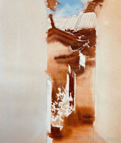 国内水彩大师笔下四季光影，极致浪漫绝美，张张触动人心！附教程 - 图画吧TUHUABA