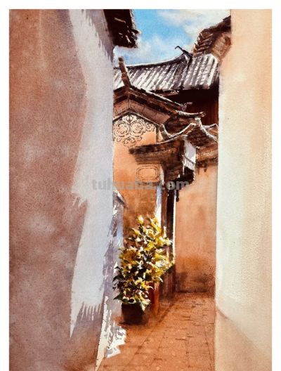 国内水彩大师笔下四季光影，极致浪漫绝美，张张触动人心！附教程 - 图画吧TUHUABA