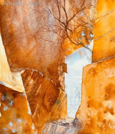 国内水彩大师笔下四季光影，极致浪漫绝美，张张触动人心！附教程 - 图画吧TUHUABA