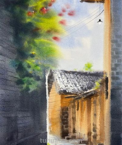 国内水彩大师笔下四季光影，极致浪漫绝美，张张触动人心！附教程 - 图画吧TUHUABA