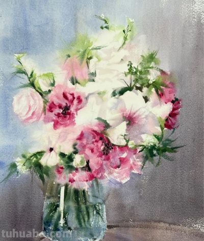 国内水彩大师笔下四季光影，极致浪漫绝美，张张触动人心！附教程 - 图画吧TUHUABA