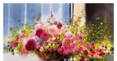 国内水彩大师笔下四季光影，极致浪漫绝美，张张触动人心！附教程 - 图画吧TUHUABA