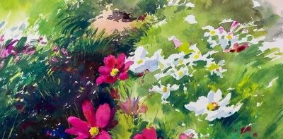 光感十足的自然水彩风景画派，令人赞叹不已！ - 图画吧TUHUABA