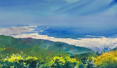 光感十足的自然水彩风景画派，令人赞叹不已！ - 图画吧TUHUABA