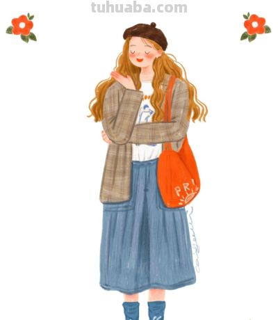 治愈系插画：少女们的生活小碎片，被水彩画得软乎乎的 - 图画吧TUHUABA