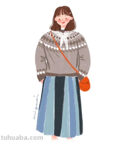 治愈系插画：少女们的生活小碎片，被水彩画得软乎乎的 - 图画吧TUHUABA