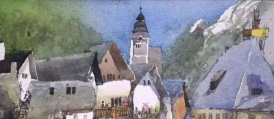 高东方|水彩作品欣赏 - 图画吧TUHUABA