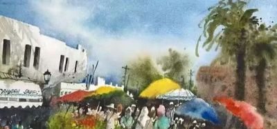 高东方|水彩作品欣赏 - 图画吧TUHUABA