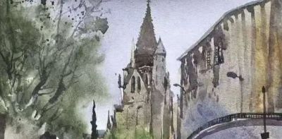 高东方|水彩作品欣赏 - 图画吧TUHUABA