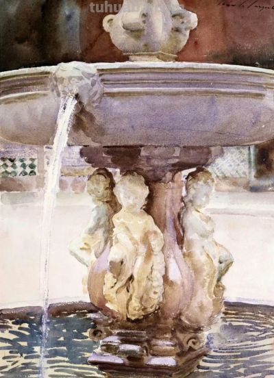 萨金特水彩作品赏 - 图画吧TUHUABA