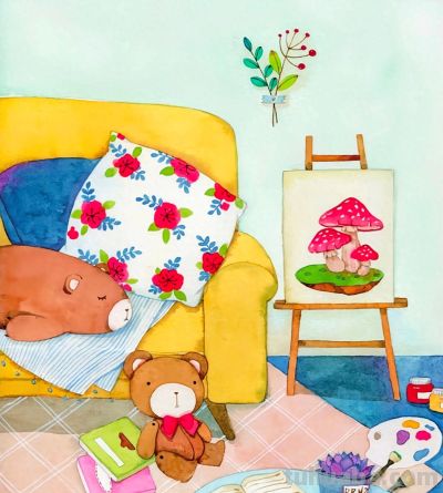 治愈插画｜水彩居家小场景 - 今日头条