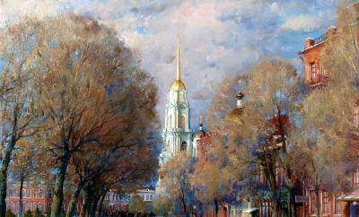 谢夫列夫细腻的光影和色彩丰富的油画 - 图画吧TUHUABA