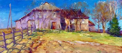 谢夫列夫细腻的光影和色彩丰富的油画 - 图画吧TUHUABA