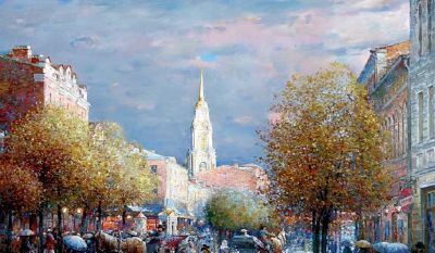 谢夫列夫细腻的光影和色彩丰富的油画 - 图画吧TUHUABA