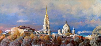 谢夫列夫细腻的光影和色彩丰富的油画 - 图画吧TUHUABA