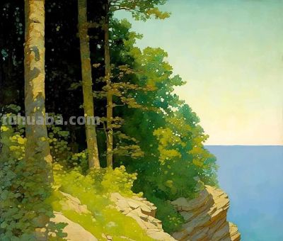 杰夫·布尔乔：2025年风景绘画作品集 - 图画吧TUHUABA