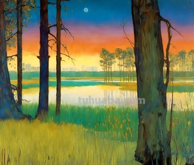 杰夫·布尔乔：2025年风景绘画作品集 - 图画吧TUHUABA