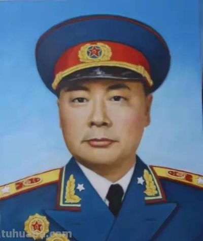 开国元勋油画肖像 （布面油画80x60cm） 刘仁庆作品赏析 - 图画吧TUHUABA