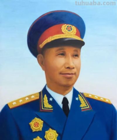 开国元勋油画肖像 （布面油画80x60cm） 刘仁庆作品赏析 - 图画吧TUHUABA