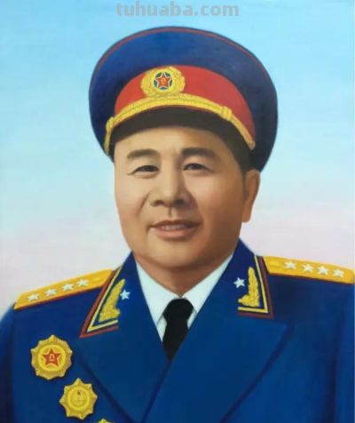 开国元勋油画肖像 （布面油画80x60cm） 刘仁庆作品赏析 - 图画吧TUHUABA