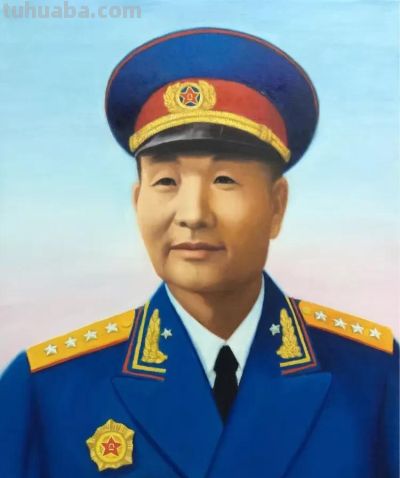 开国元勋油画肖像 （布面油画80x60cm） 刘仁庆作品赏析 - 图画吧TUHUABA