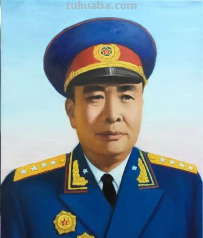 开国元勋油画肖像 （布面油画80x60cm） 刘仁庆作品赏析 - 图画吧TUHUABA