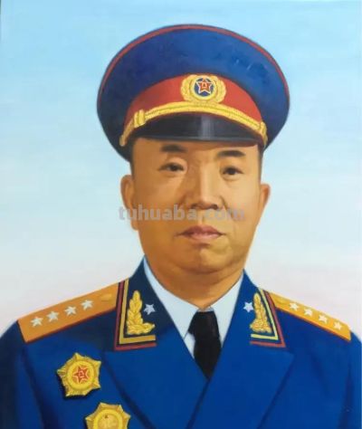 开国元勋油画肖像 （布面油画80x60cm） 刘仁庆作品赏析 - 图画吧TUHUABA