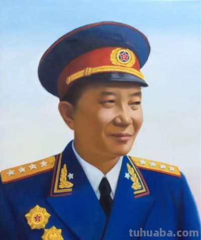 开国元勋油画肖像 （布面油画80x60cm） 刘仁庆作品赏析 - 图画吧TUHUABA
