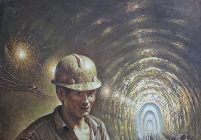 邓一文 ||《建设者》油画作品一组欣赏 - 图画吧TUHUABA