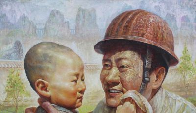 邓一文 ||《建设者》油画作品一组欣赏 - 图画吧TUHUABA