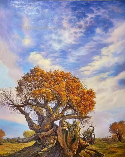 气韵如风——张泰发油画作品欣赏 - 图画吧TUHUABA