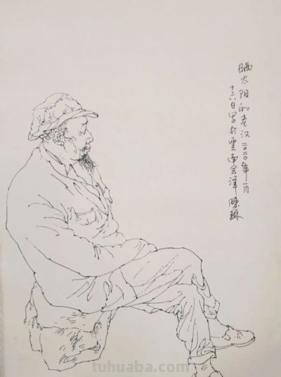 陈琳·人物速写 | 让每一道墨痕成为对生命温度的捕捉 - 图画吧TUHUABA