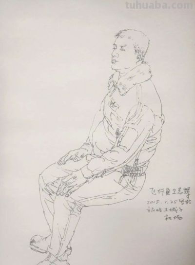 陈琳·人物速写 | 让每一道墨痕成为对生命温度的捕捉 - 图画吧TUHUABA