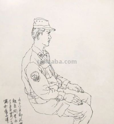 陈琳·人物速写 | 让每一道墨痕成为对生命温度的捕捉 - 图画吧TUHUABA