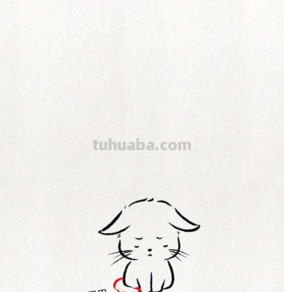 超可爱简笔画教程：悲伤大于快乐 任何关系都要停止 - 图画吧TUHUABA