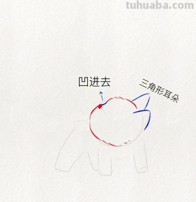 可爱简笔画教程：被爱当然好 没有也没关系 - 图画吧TUHUABA