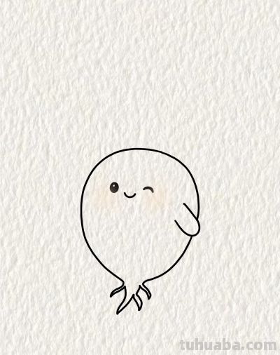 萝卜扛锄乐 头戴小帽萌 儿童简笔画丨画个简笔画分享 - 图画吧TUHUABA