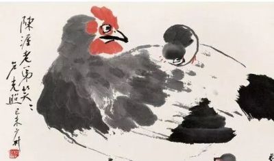 卢光照笔下的鸡（16图），有一股“烈性”和拙趣 - 图画吧TUHUABA