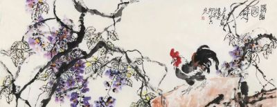 卢光照笔下的鸡（16图），有一股“烈性”和拙趣 - 图画吧TUHUABA