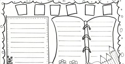 可打印的手抄报，需要的拿走。 - 图画吧TUHUABA