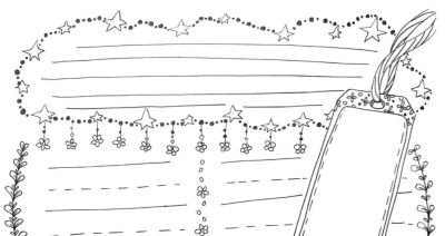 可打印的手抄报，需要的拿走。 - 图画吧TUHUABA