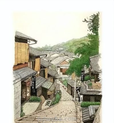 彩铅风景画欣赏 | 彩铅画成这样 绝对让你震撼，极品！ - 图画吧TUHUABA
