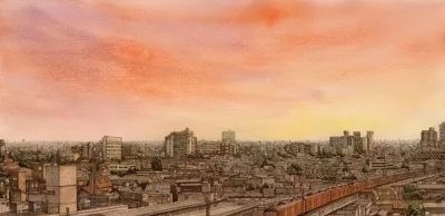 彩铅风景画欣赏 | 彩铅画成这样 绝对让你震撼，极品！ - 图画吧TUHUABA